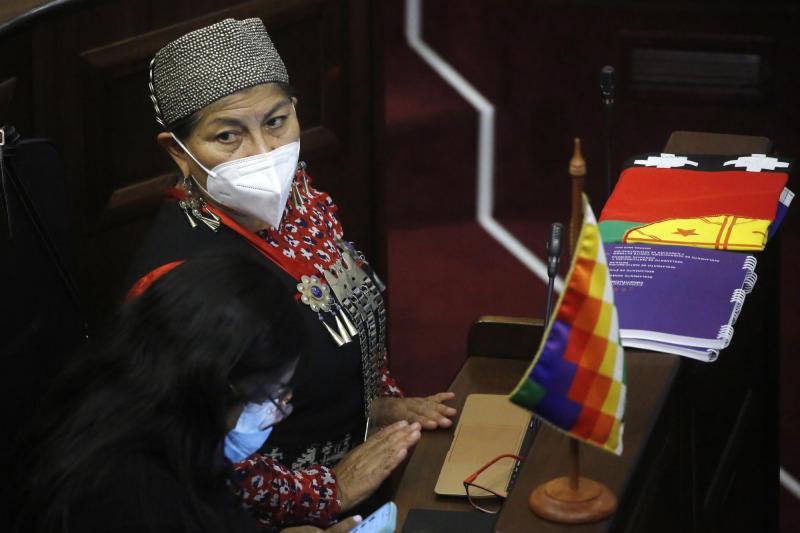 Aton- Loncon fue presidenta de la Convención Constitucional