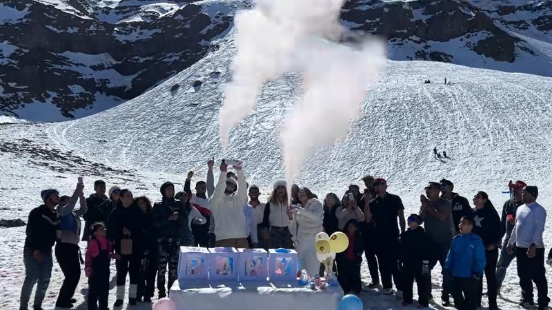 TikTok/mon7es07 - Polémica fiesta de revelación de género en el Embalse el Yeso