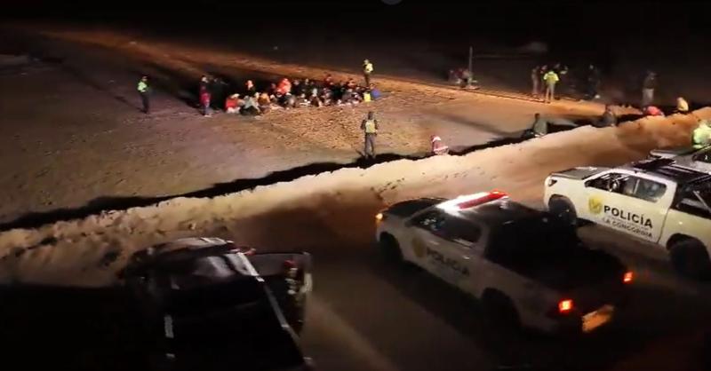 Coyotes detenidos - Migraciones Perú