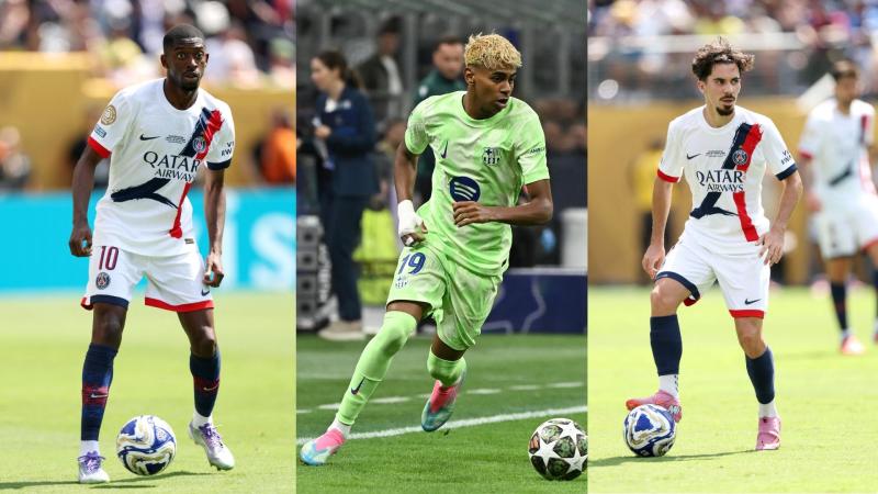 Dembélé, Yamal, Vitinha - AFP