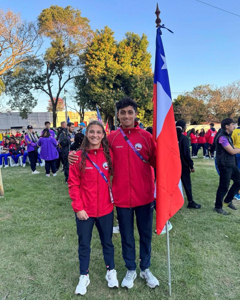 Abanderados de Chile en los Juegos Panamericanos Junior 2025