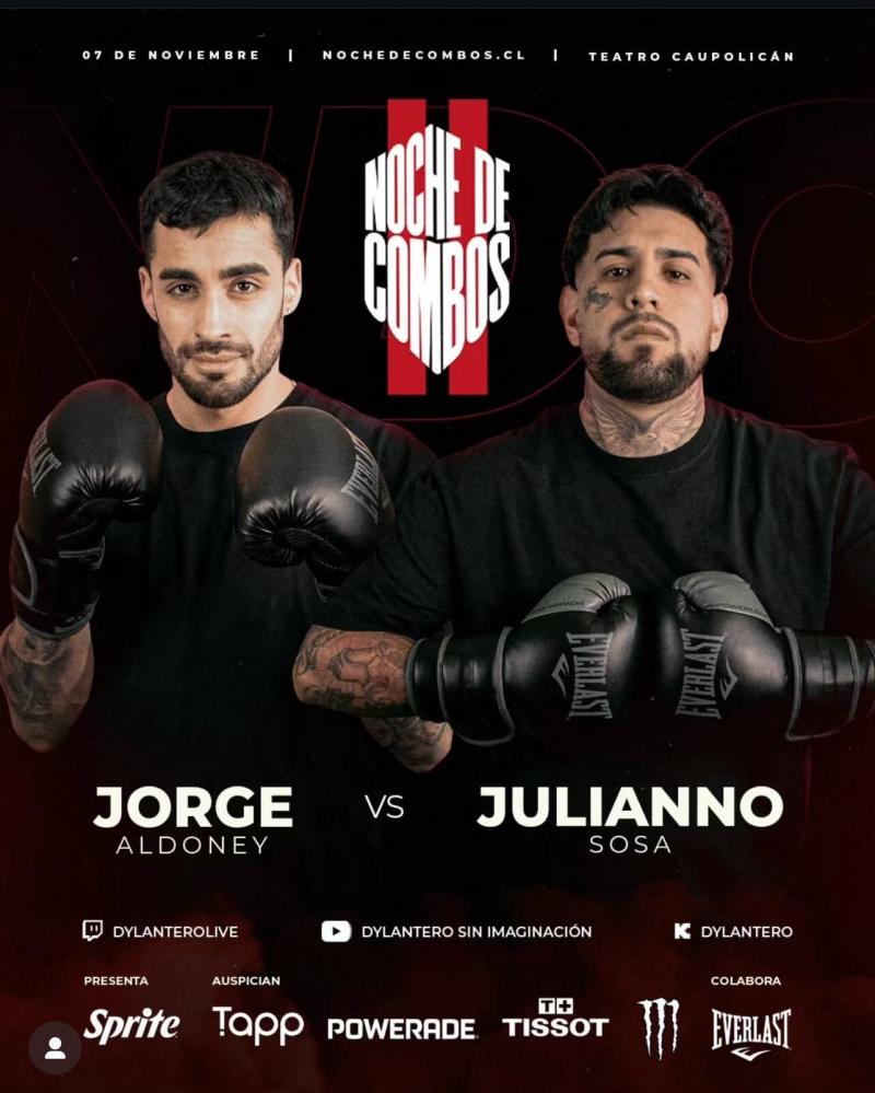 Jorge Aldoney vs. Julianno Sosa en Noche de Combos - X: Dylantero