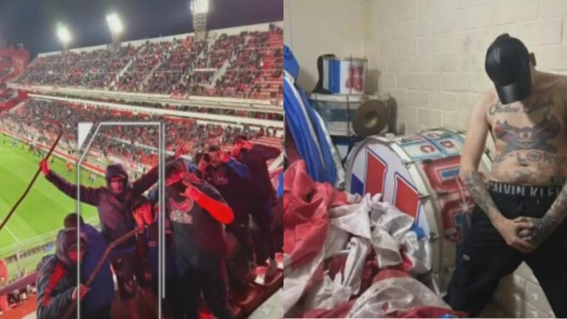 Hincha de la U que estuvo en incidentes en Argentina protagonizó violento asalto a barra de la UC