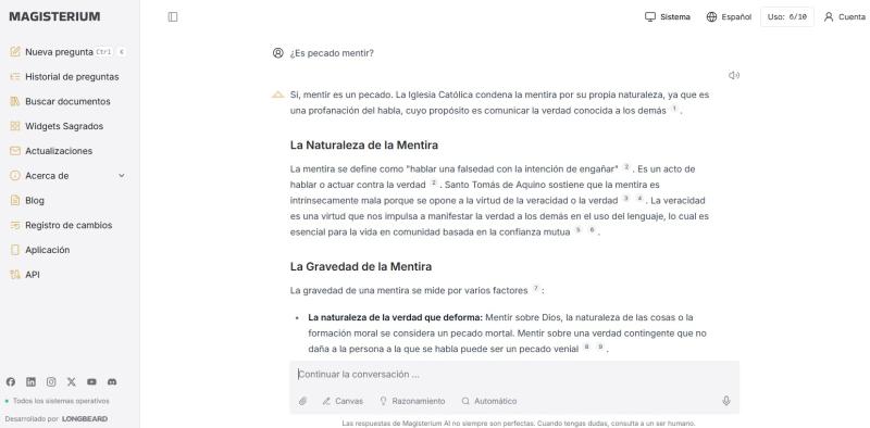 magisterium.com - Magisterium AI, la inteligencia artificial católica
