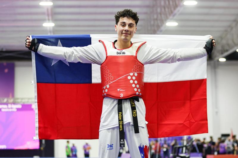 Felipe Olivero, oro en los Panamericanos Junior | Sebastián Miranda / Team Chile