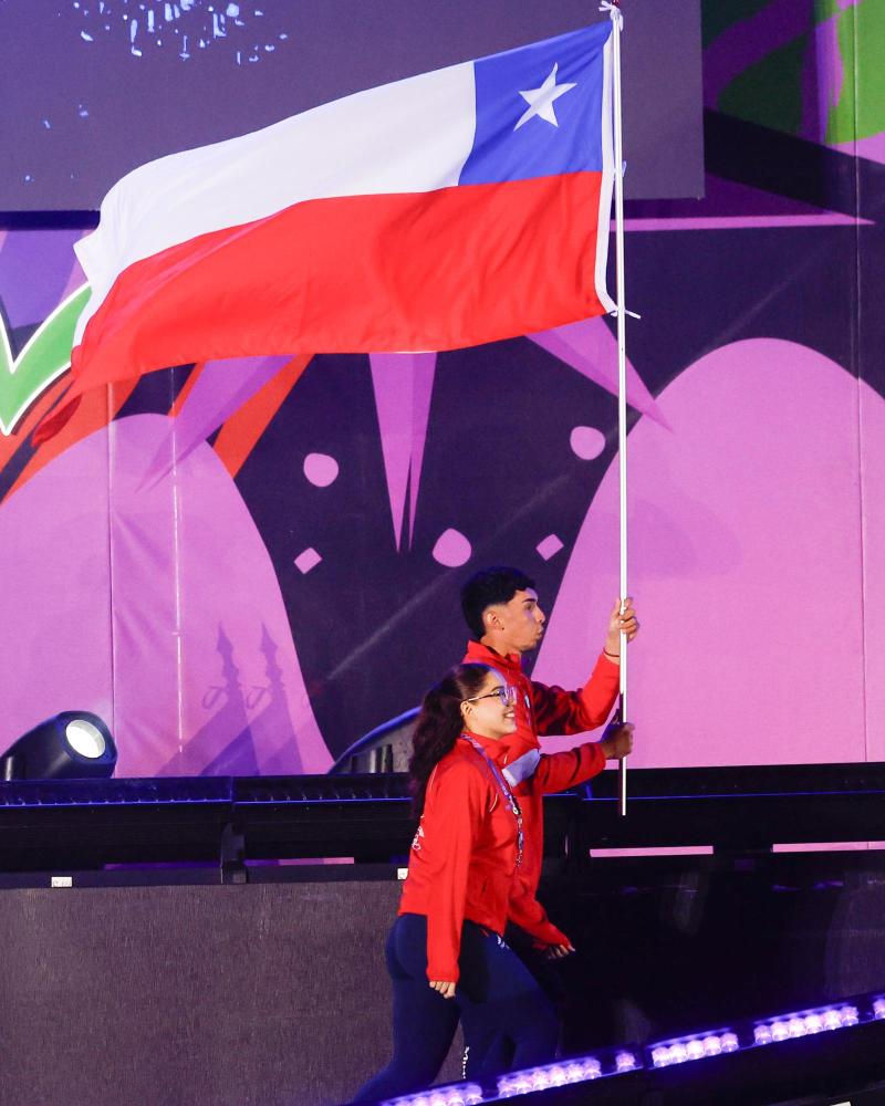 Team Chile en la Clausura de los Panamericanos Junior | Sebastián Miranda / Team Chile