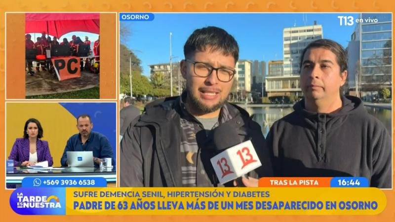 La Tarde es Nuestra - Angustiante búsqueda de hombre de 63 años en Osorno