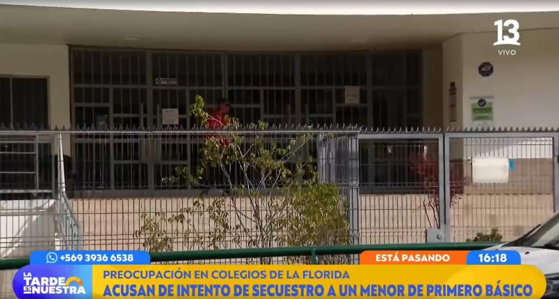 La Tarde es Nuestra - Colegio de La Florida en alerta por presunto intento de secuestro