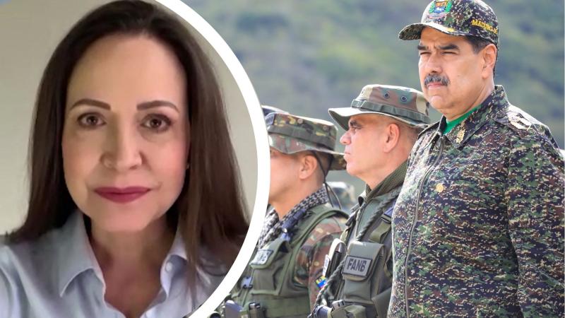 AFP - María Corina Machado pide al gobierno chileno actuar con firmeza frente a Maduro, “como con el Tren de Aragua”