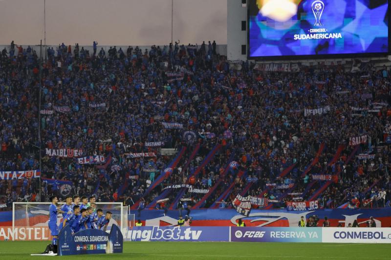 Hinchada de Universidad de Chile - AFP