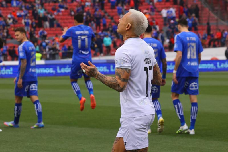 Eduardo Vargas en Universidad de Chile vs. Audax Italiano | Photosport