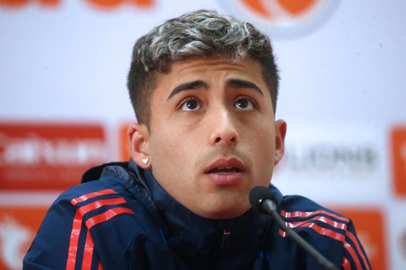 Lucas Assadi en conferencia de prensa - Photosport