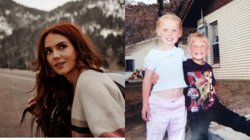 Instagram - Ashleigh Sandmire y su hermano que se suicidó. 
