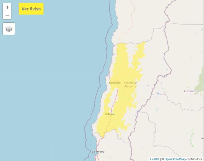 Sectores afectados por altas temperaturas - Aviso DMC