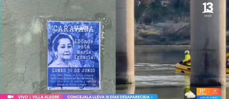T13 - Hija de concejala extraviada lanza duro cuestionamiento contra Municipalidad de Villa Alegre
