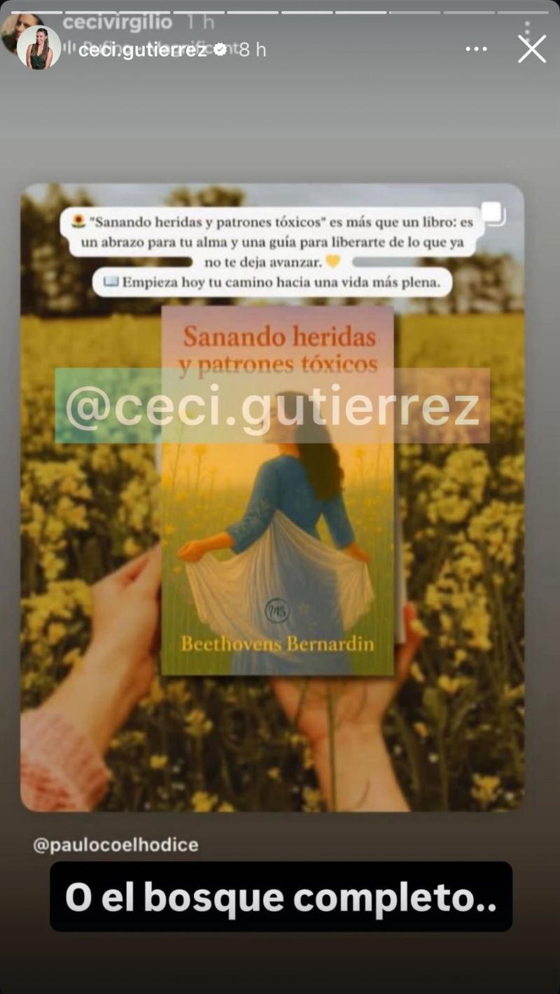 Instagram (@ceci.gutierrez) - Mensaje de la suegra de Karol Lucero