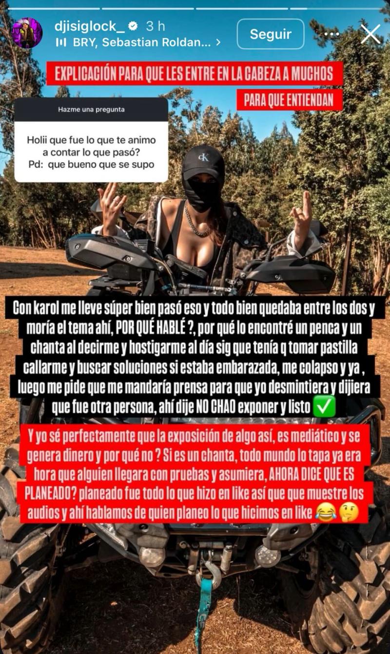 Instagram - ,Instagram - Excarabinera vinculada a Karol Lucero revela por qué decidió destapar infidelidad