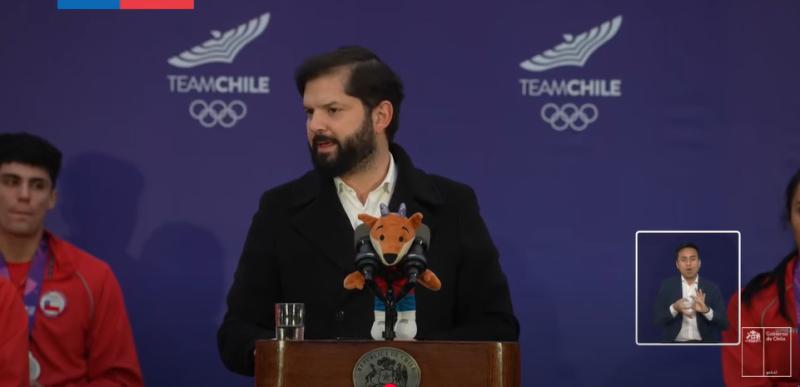 Captura - Prensa Presidencia - Presidente Gabriel Boric