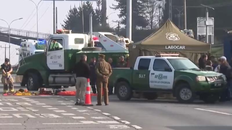 Carabinero muere en accidente de tránsito en Concepción - T13