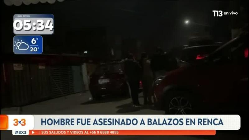 Menor de 17 años fue asesinado en Renca: Habría tenido rencillas sentimentales con el atacante