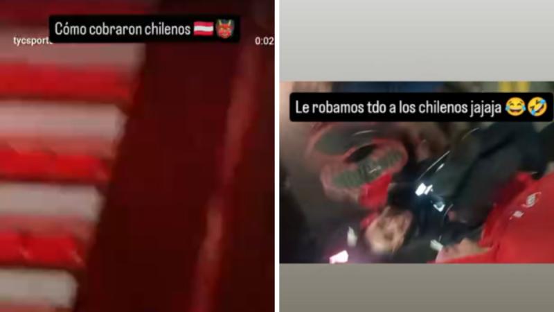 Hincha de Independiente compartió violentos registros - Captura