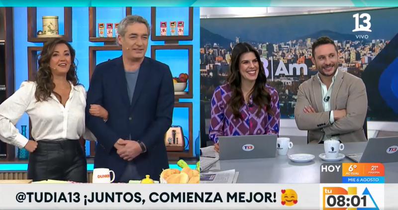 Canal 13 - Recibimiento a Priscilla Vargas en Tu Día