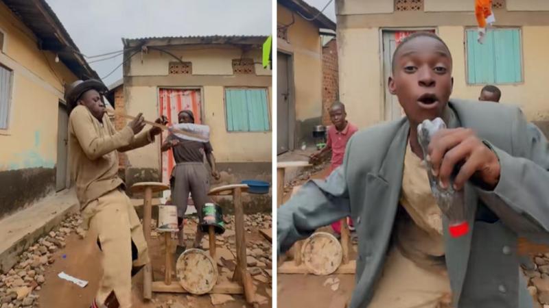 Américo y Los Vásquez se rinden ante niños de Uganda - TikTok