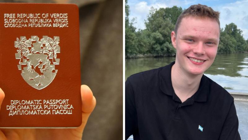 Joven fundó su propio país pero vive en el exilio - Redes sociales