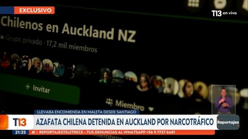 Caso de la azafata chilena detenida en Nueva Zelanda