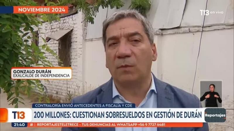 Acusan que personas desvinculadas de Municipalidad de Independencia contaban con acceso a información sensible durante mandato de Gonzalo Durán