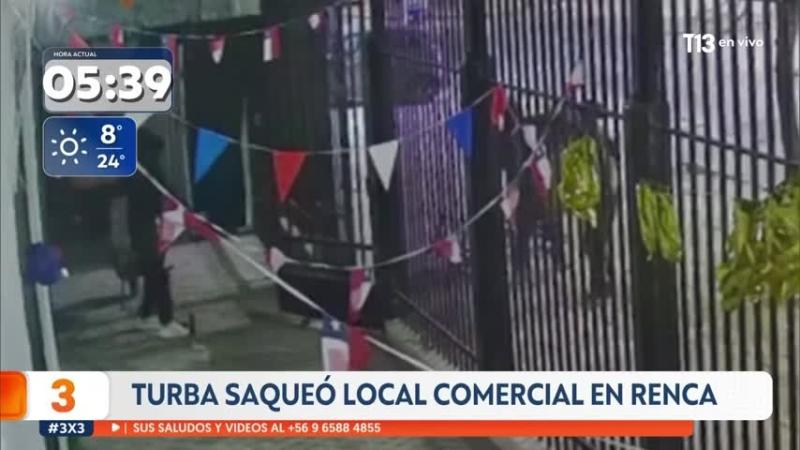 Roban mall chino en Renca: Se llevaron al menos $20 millones