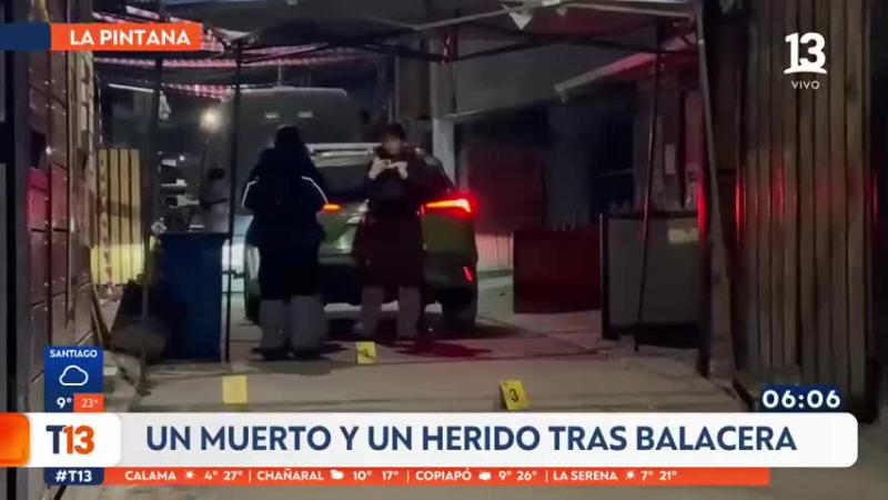 Desconocidos disparan contra una casa en La Pintana: Un muerto y un herido grave tras el ataque