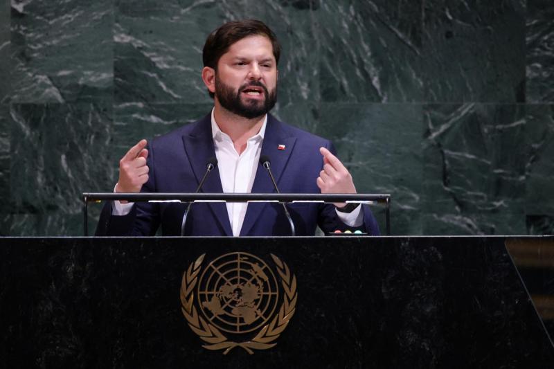 AFP - Presidente Gabriel Boric en la ONU
