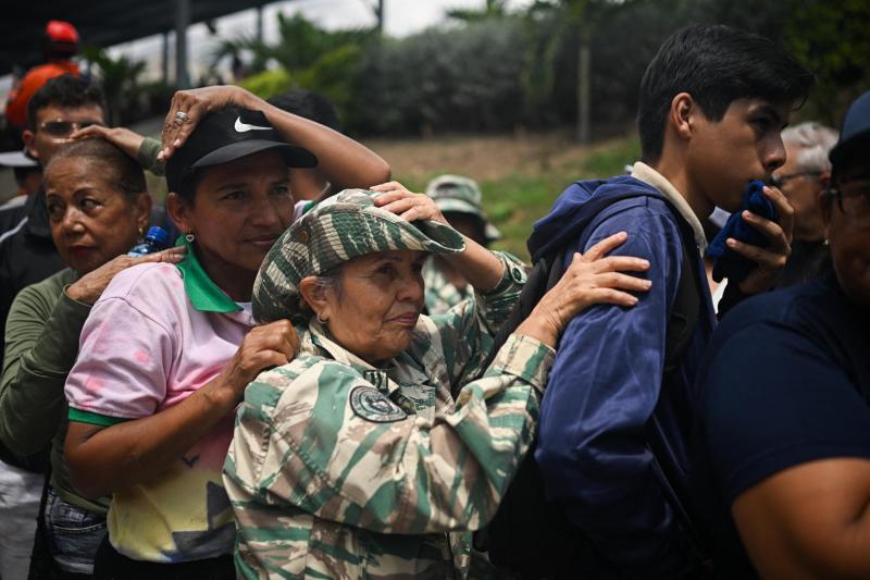 Simulacros de emergencias en Venezuela - AFP