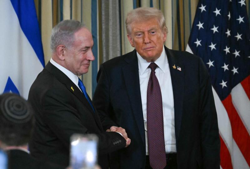 AFP - Benjamín Netanyahu y Donald Trump
