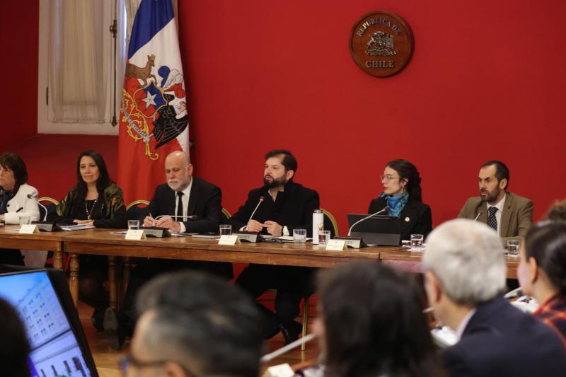 Aton- Presidente Boric encabezó nuevo consejo de gabinete