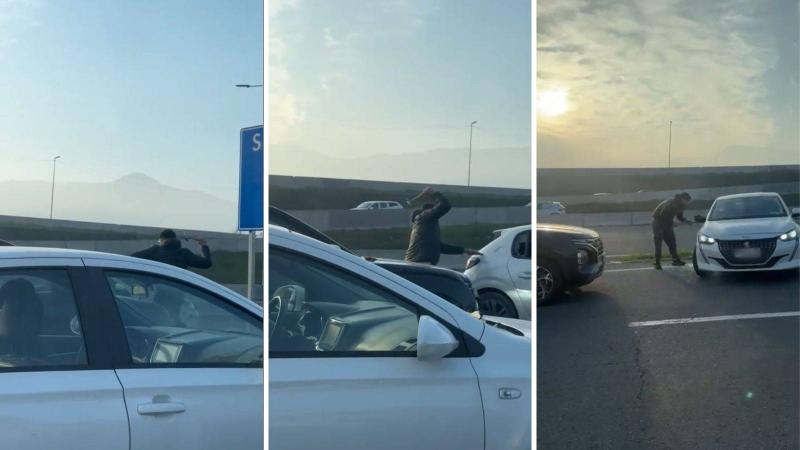 T13 - Impactante conflicto entre conductores en Puente Alto