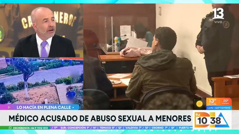 Canal 13 - Médico detenido acusado de abusar de menores