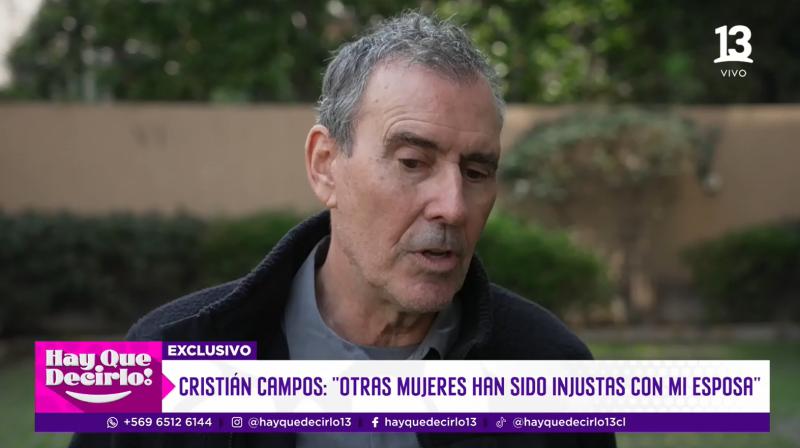 Canal 13 - Cristián Campos en '¡Hay que decirlo!'