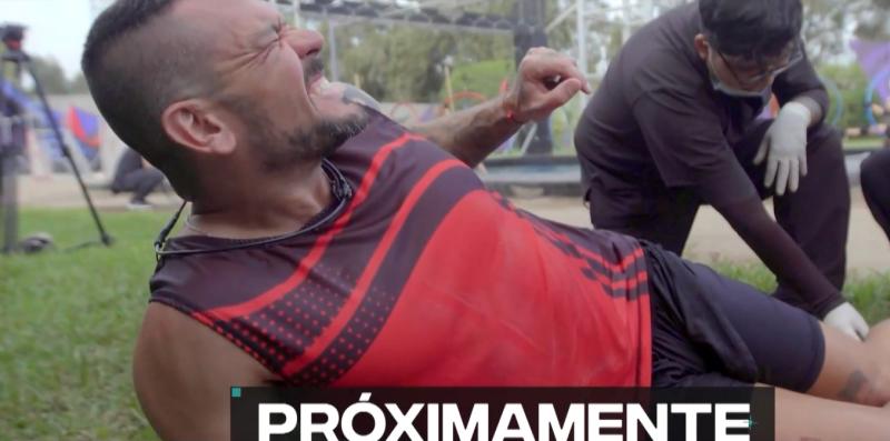 Canal 13 - Juan Pedro sufre accidente en Mundos Opuestos