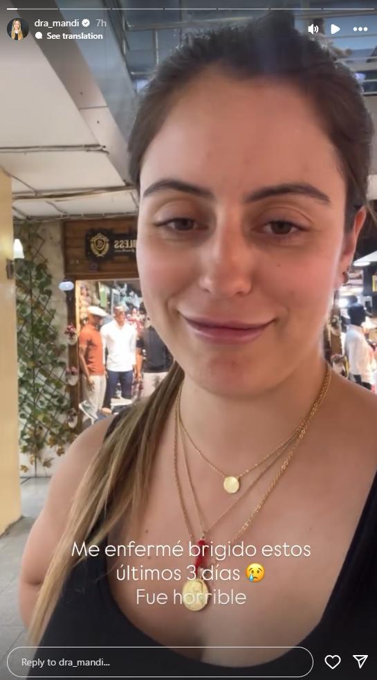 Amanda Martínez revela duro momento en viaje a Turquía: "Mi experiencia en Estambul no ha sido la mejor"