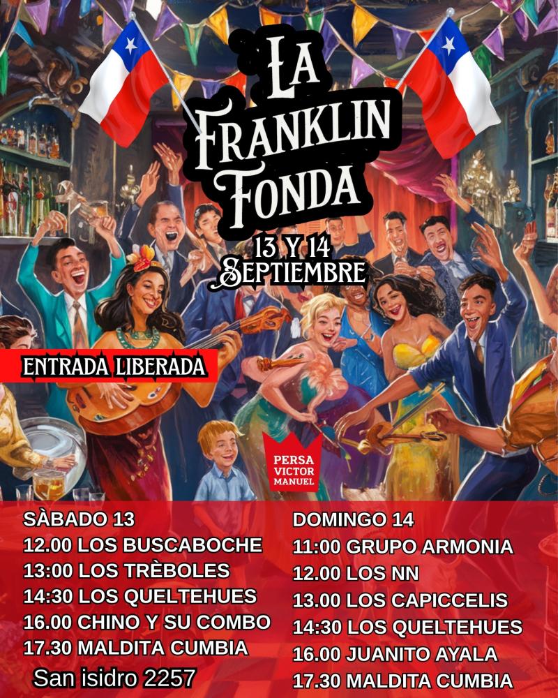 Municipalidad de Santiago - Fiestras Patrias adelantadas: Las fondas que ya se instalaron y que se pueden visitar en Santiago