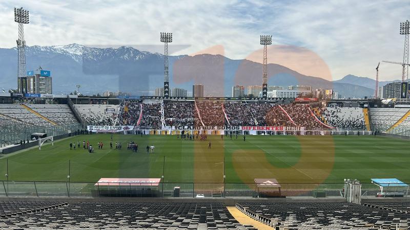 Lienzo en Arengazo de Colo-Colo | Camilo Toledo/T13