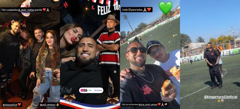 Arturo Vidal endieciochado | Instagram