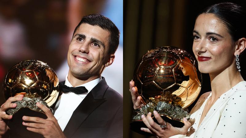 Ganadores del Balón de Oro 2024 | AFP