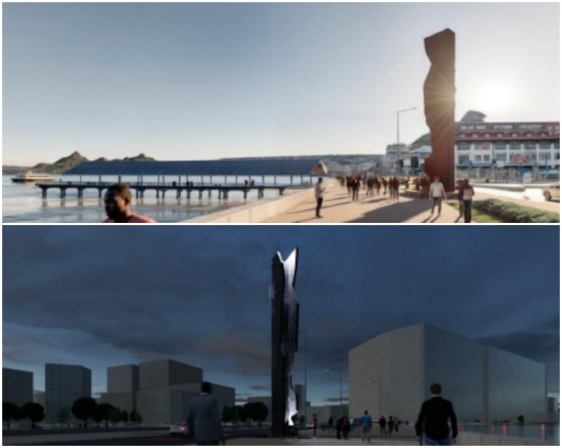 Un viaje que comenzó con Claudio Iturra: Vota por una de las propuestas para el hito del “Kilómetro Cero” - Propuesta 2 MOP