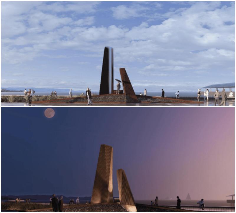 Un viaje que comenzó con Claudio Iturra: Vota por una de las propuestas para el hito del “Kilómetro Cero” - Propuesta 1 MOP