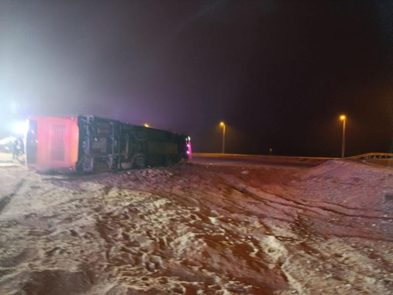 X @fdo2000 - Conductor de bus que volcó en Copiapó arrojó positivo a cocaína: accidente dejó 3 muertos y varios heridos