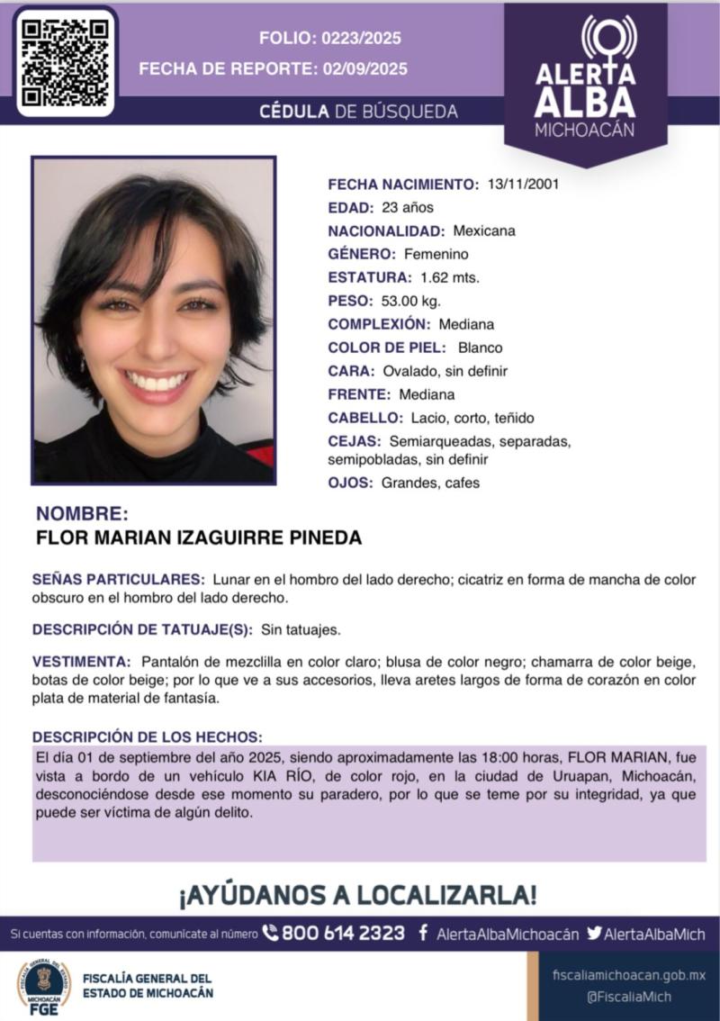 T13 - Estuvo días en estado crítico: Quién era Marian Izaguirre, joven influencer mexicana desaparecida y hallada | @AlertaAlbaMich