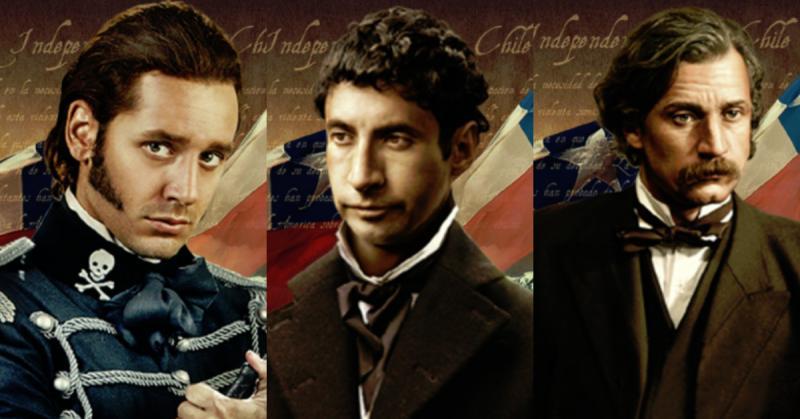 T13 - Los rostros de Héroes: Estos son los actores que dieron vida a O’Higgins, Carrera, Portales y Balmaceda | Canal 13